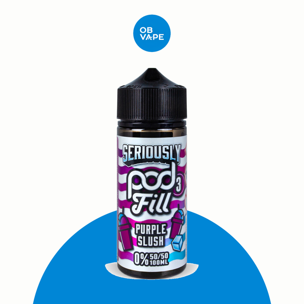 Doozy Seriously Pod Fill 3 Purple Slush 100ml Shortfill – OB Vape product image