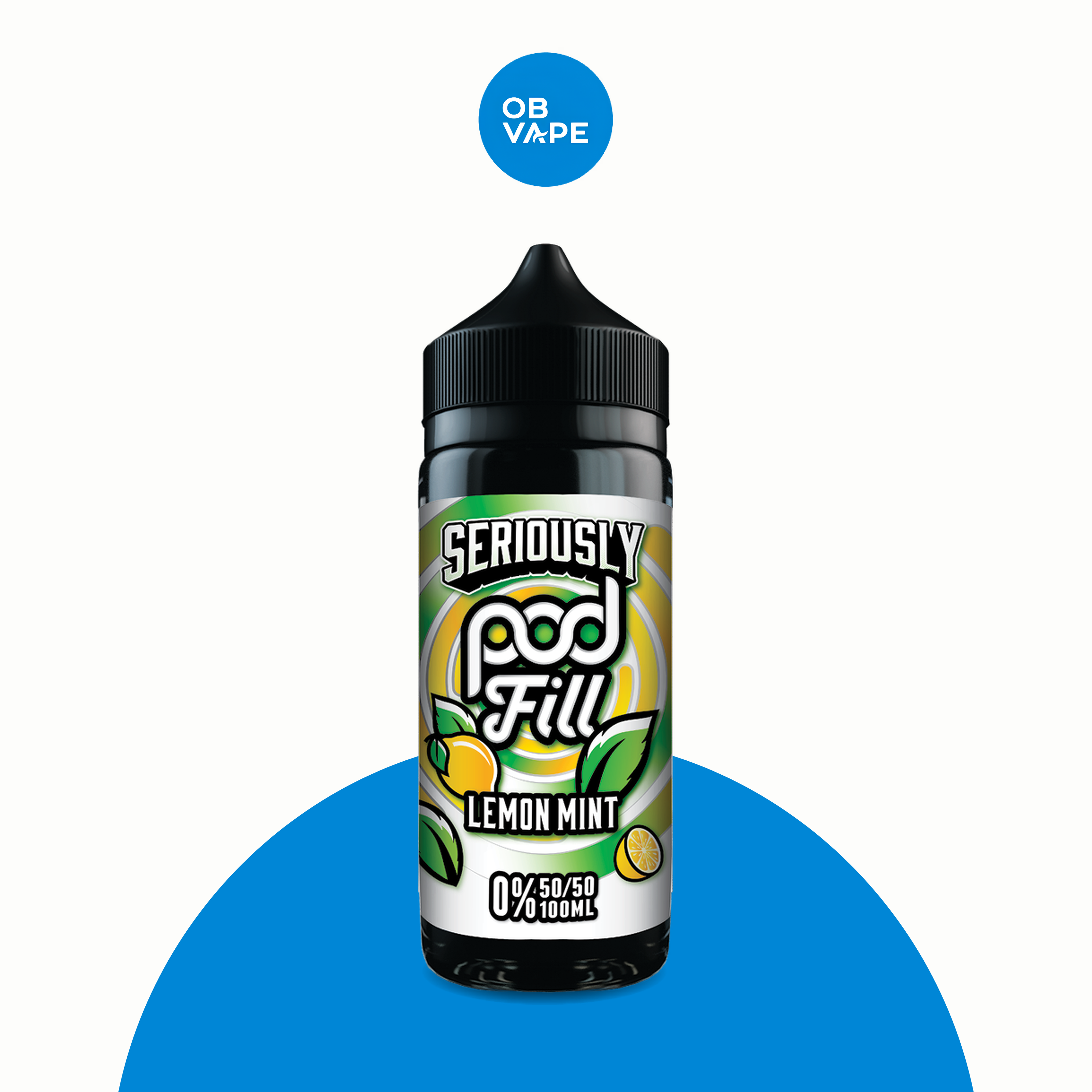 Doozy Seriously Pod Fill Lemon Mint 100ml Shortfill – OB Vape product image