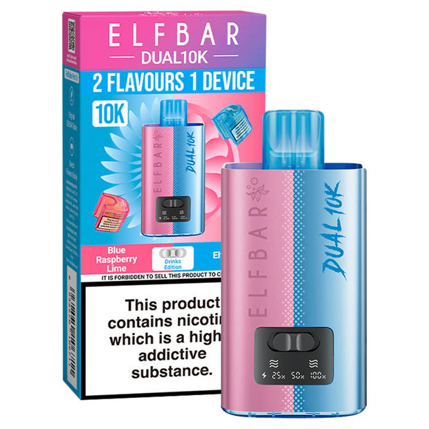 Elf Bar Dual 10K Kit – Prefilled Pod Vape Kit - 10,000 Puffs (20mg)