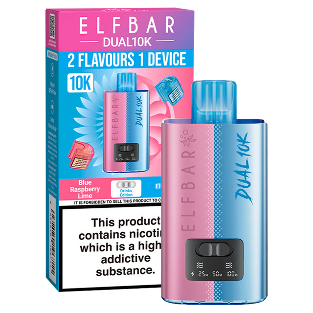 Elf Bar Dual 10K Kit – Prefilled Pod Vape Kit - 10,000 Puffs (20mg)