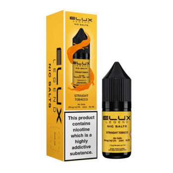 Straight Tobacco – Elux Legend Nic Salt 10ml