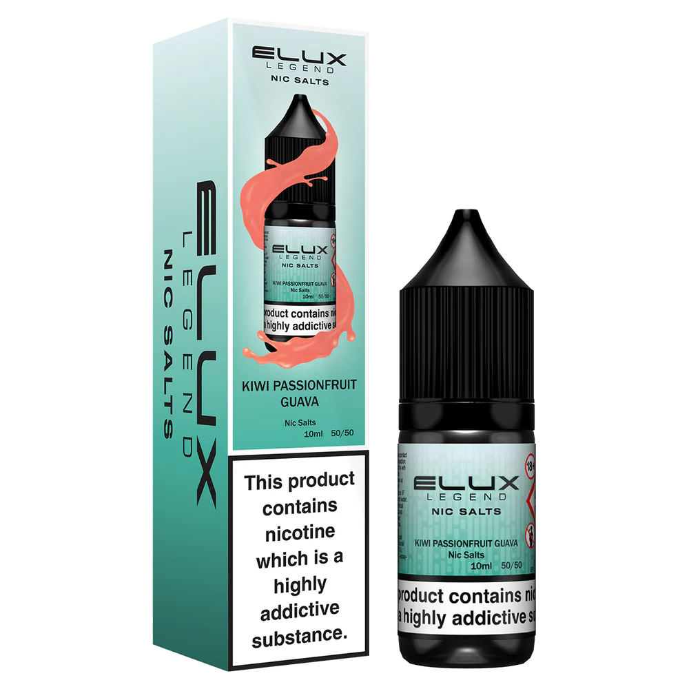 Kiwi Passionfruit Guava – Elux Legend Nic Salt 10ml