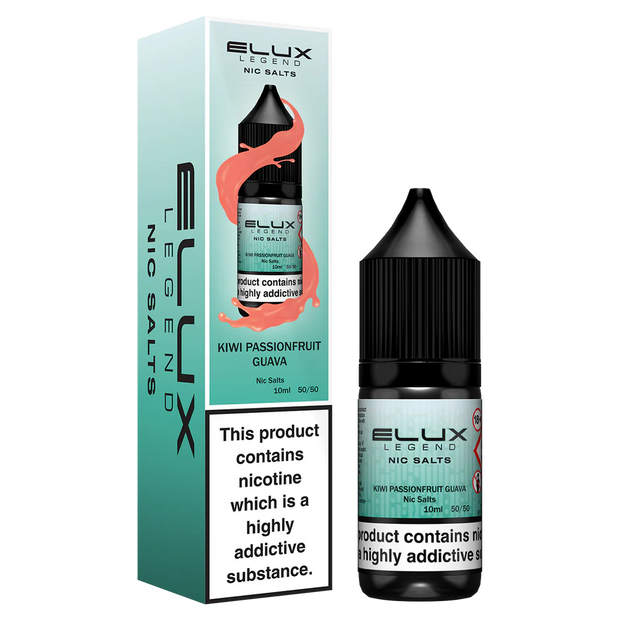Kiwi Passionfruit Guava – Elux Legend Nic Salt 10ml