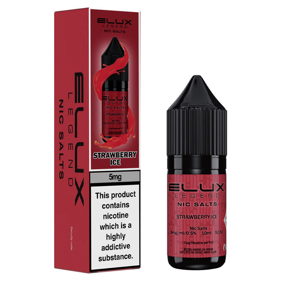 Strawberry Ice - Elux Nic Salts 10ml