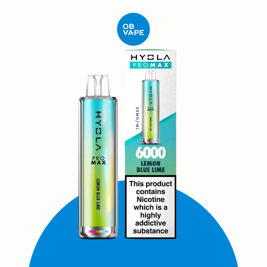 Hyola Pro Max 6000 Lemon Blue Lime disposable vape product image