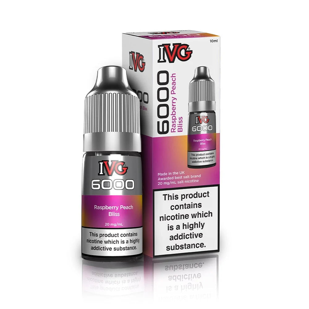 Raspberry Peach Bliss - IVG 6000 Nic Salt