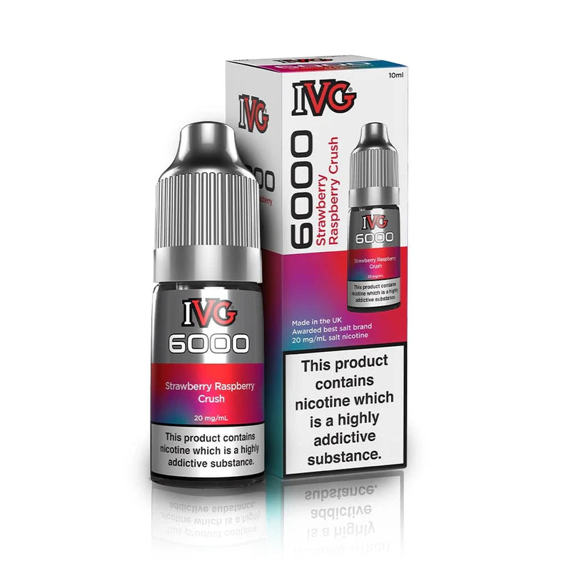 Strawberry Raspberry Crush – IVG 6000 Nic Salt 10ml