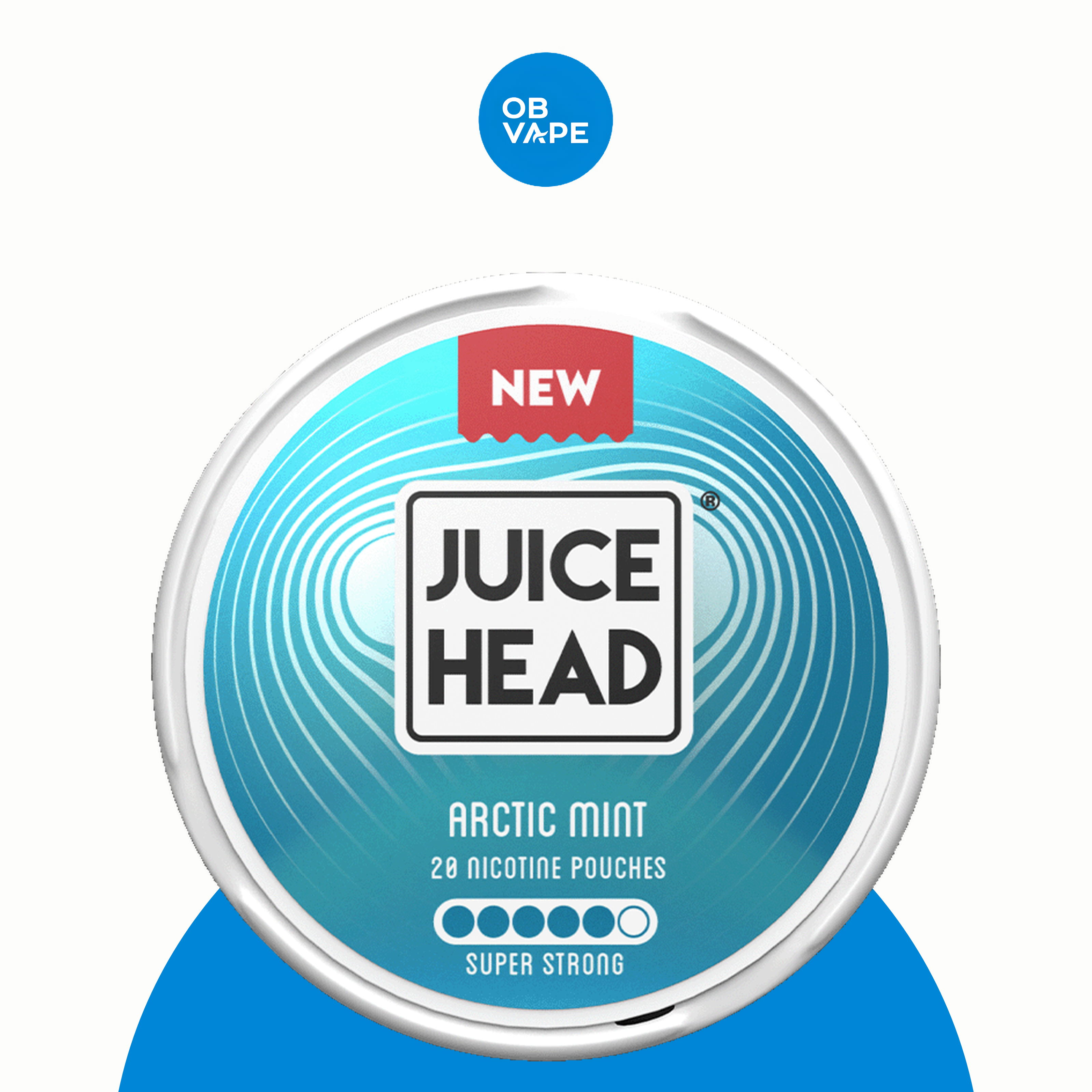 Juice Head Arctic Mint 14mg nicotine pouches (5 Dot)