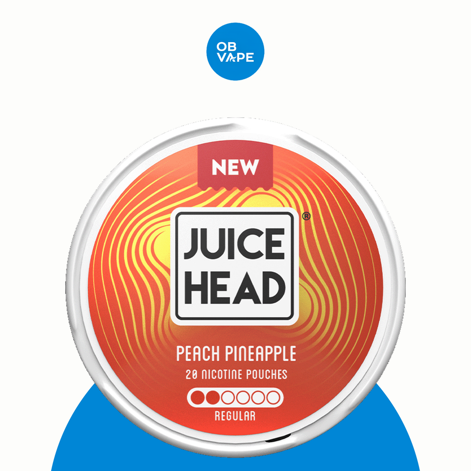 Juice Head Peach Pineapple 6mg nicotine pouches (2 Dot)