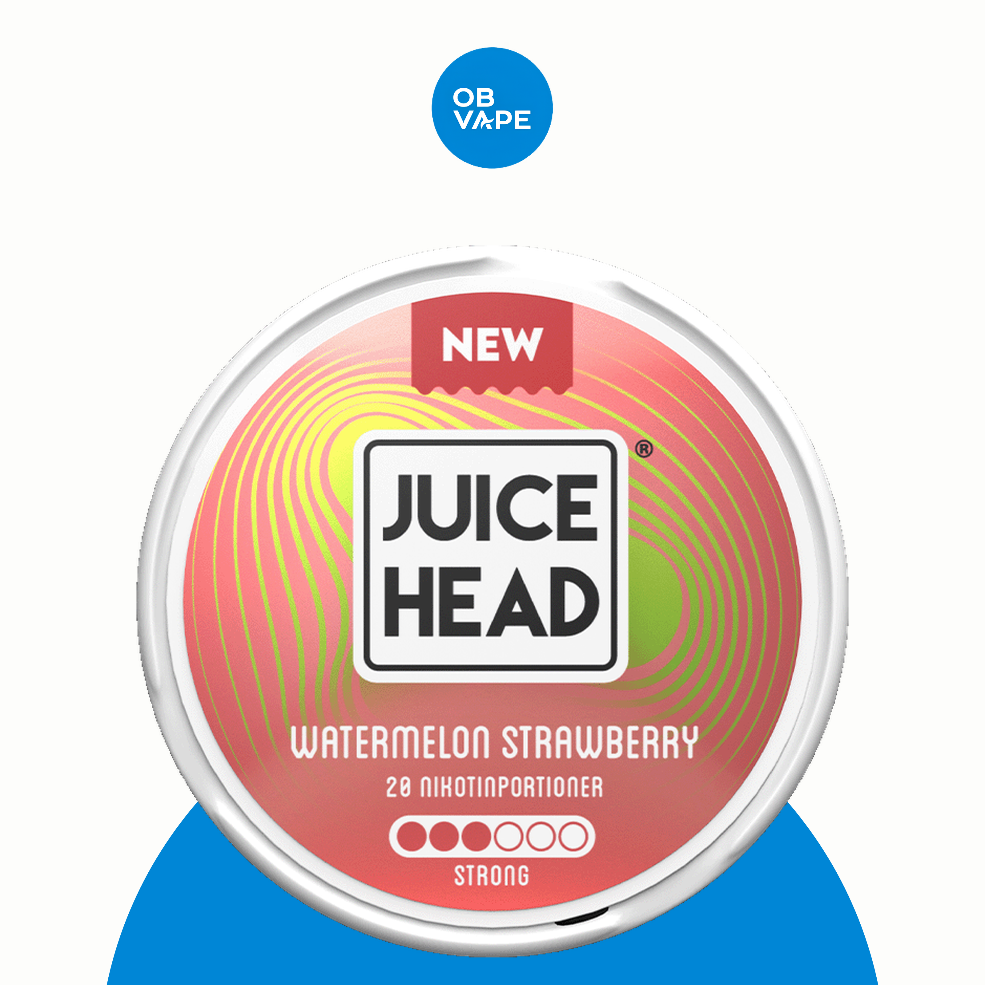 Juice Head Watermelon Strawberry 9mg nicotine pouches (3 Dot)