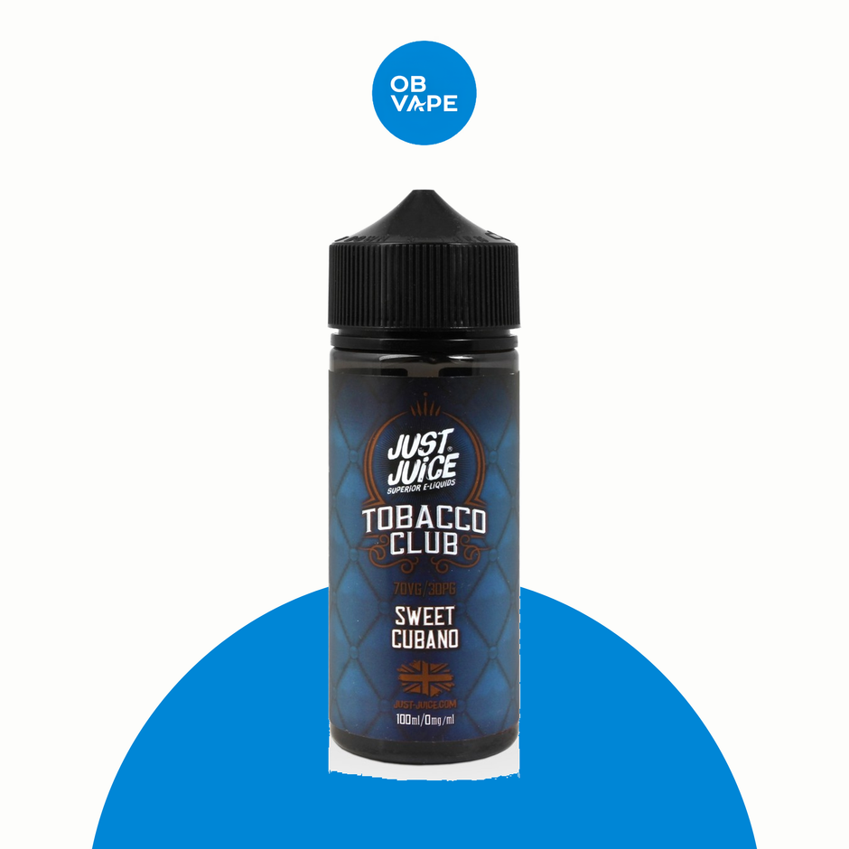 Just Juice Sweet Cubano Tobacco 100ml Shortfill – OB Vape product image