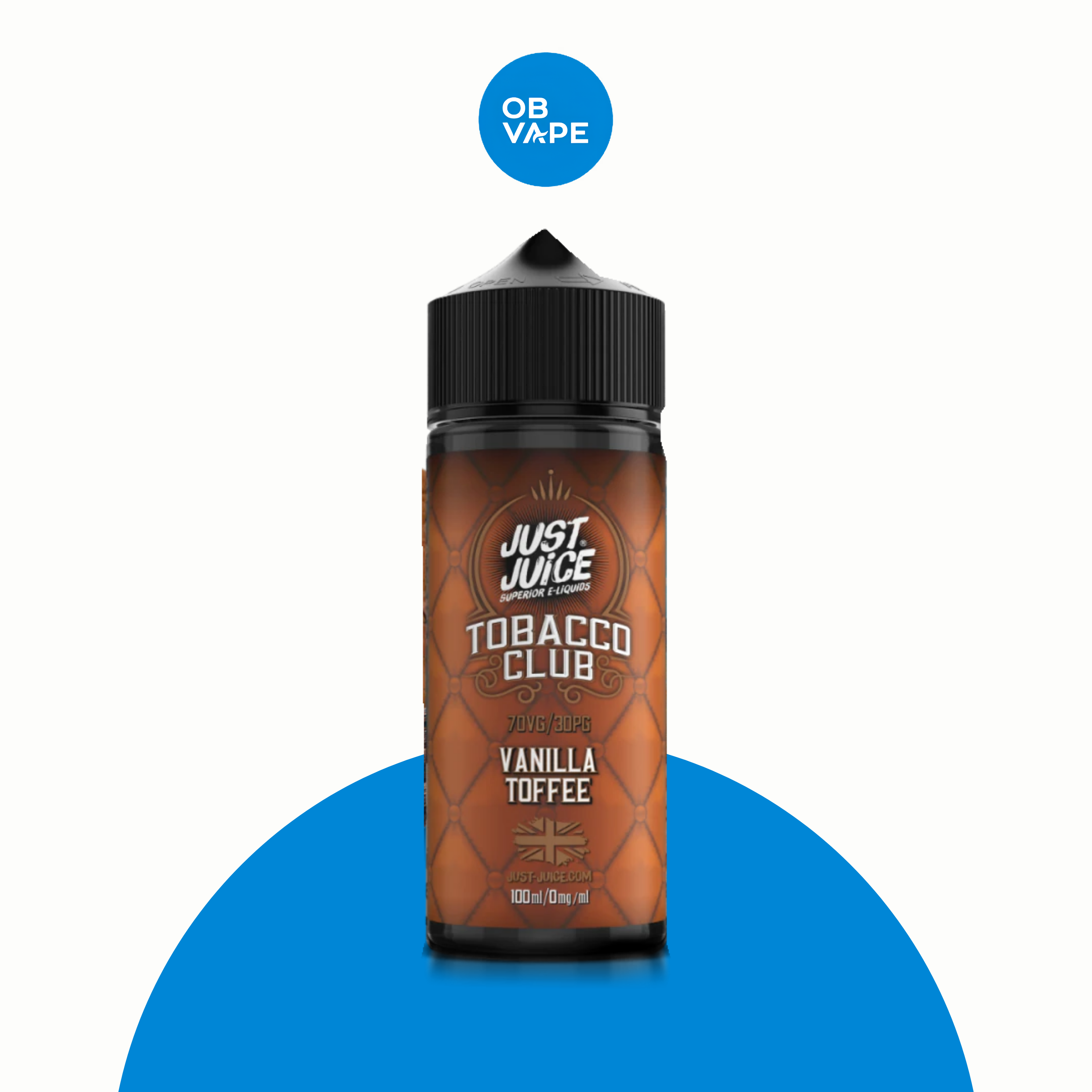 Just Juice Vanilla Toffee Tobacco 100ml Shortfill – approved OB Vape product image