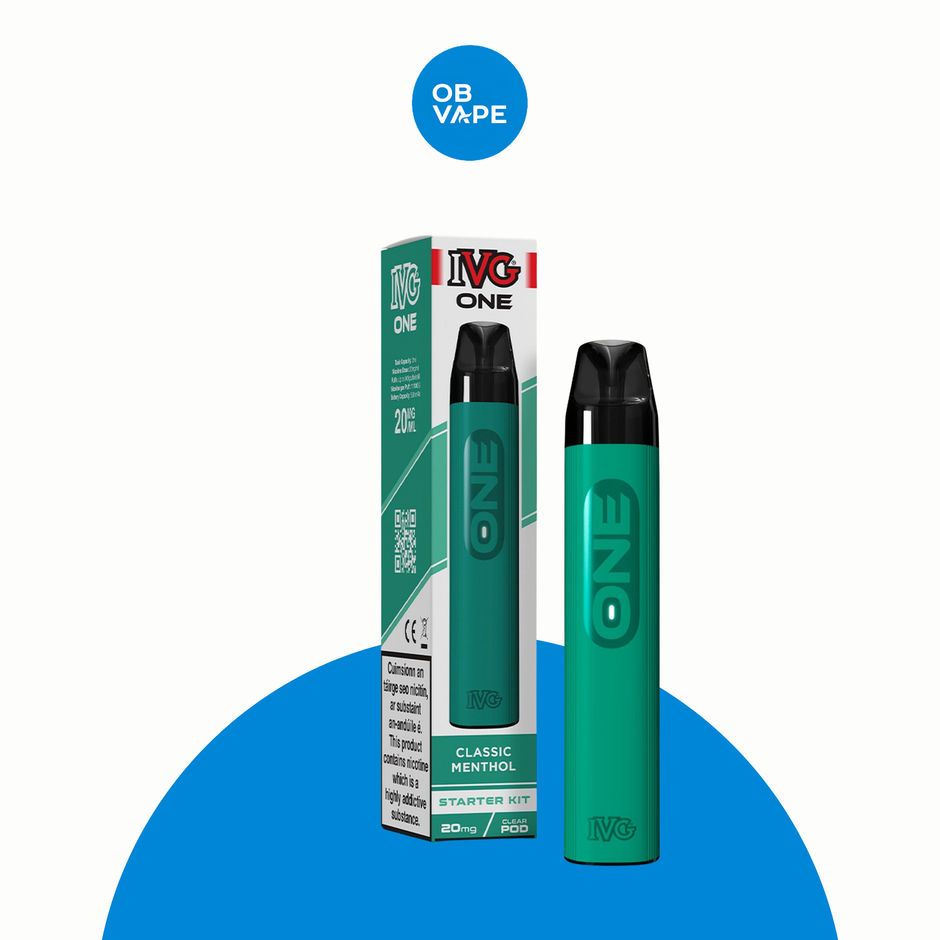 IVG One 600 Prefilled Pod Kit – Classic Menthol | OB Vape
