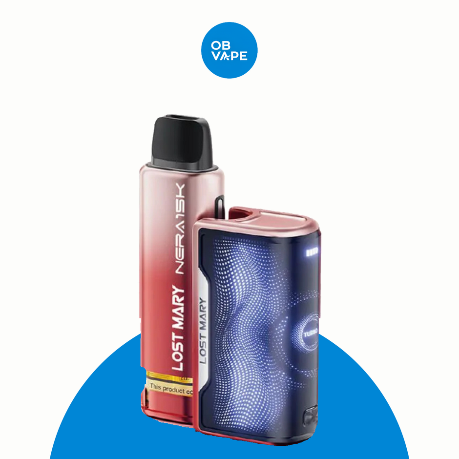 Lost Mary NERA30K Disposable Vape (30,000 Puffs) – Cherry Ice official product image | OB Vape