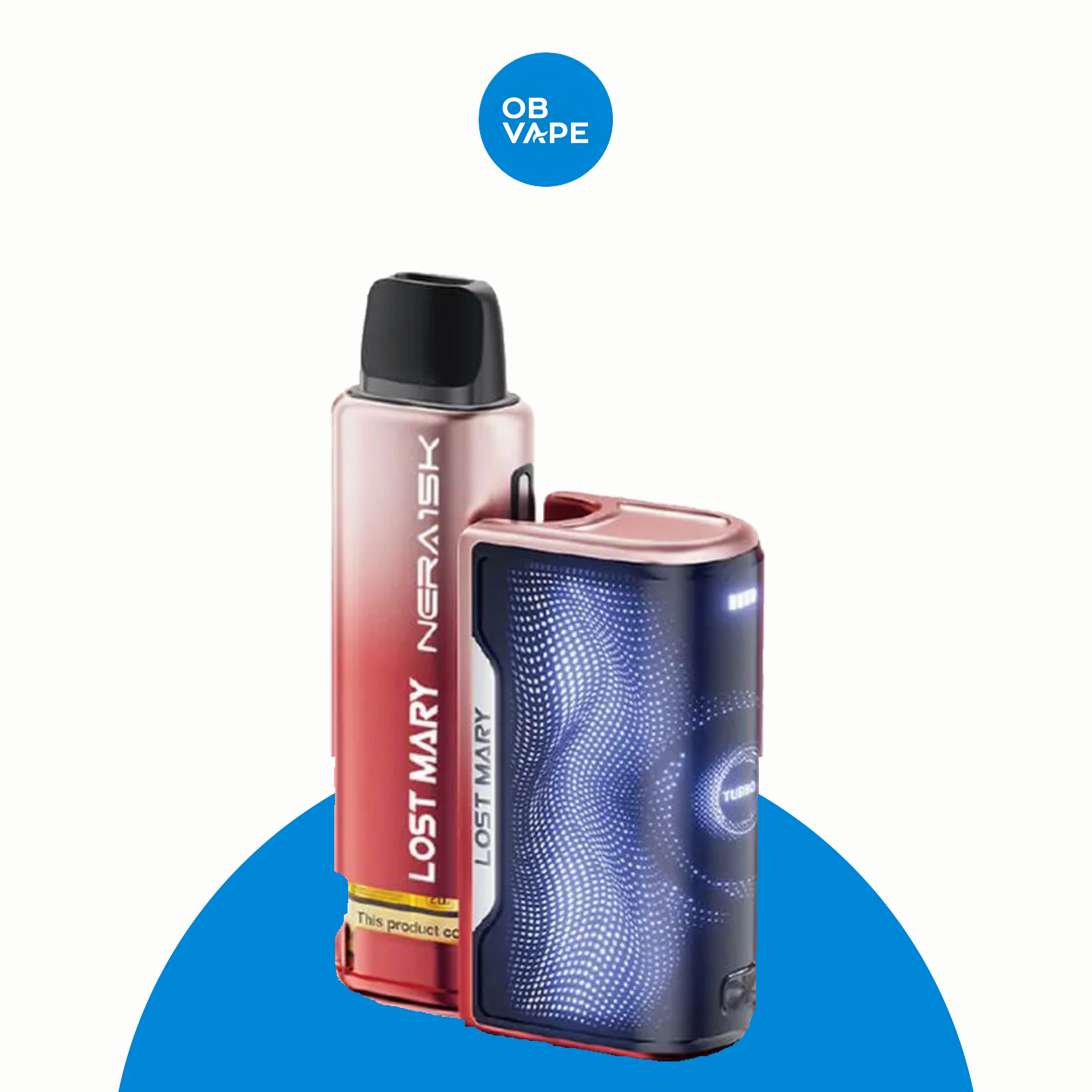 Lost Mary NERA30K Disposable Vape (30,000 Puffs) – Cherry Ice official product image | OB Vape