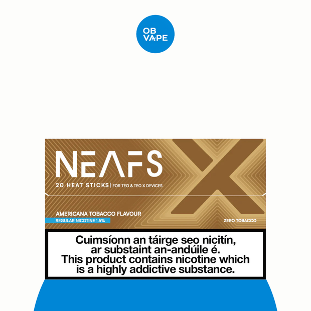NEAFS Heat Sticks – American Tobacco official product image | OB Vape