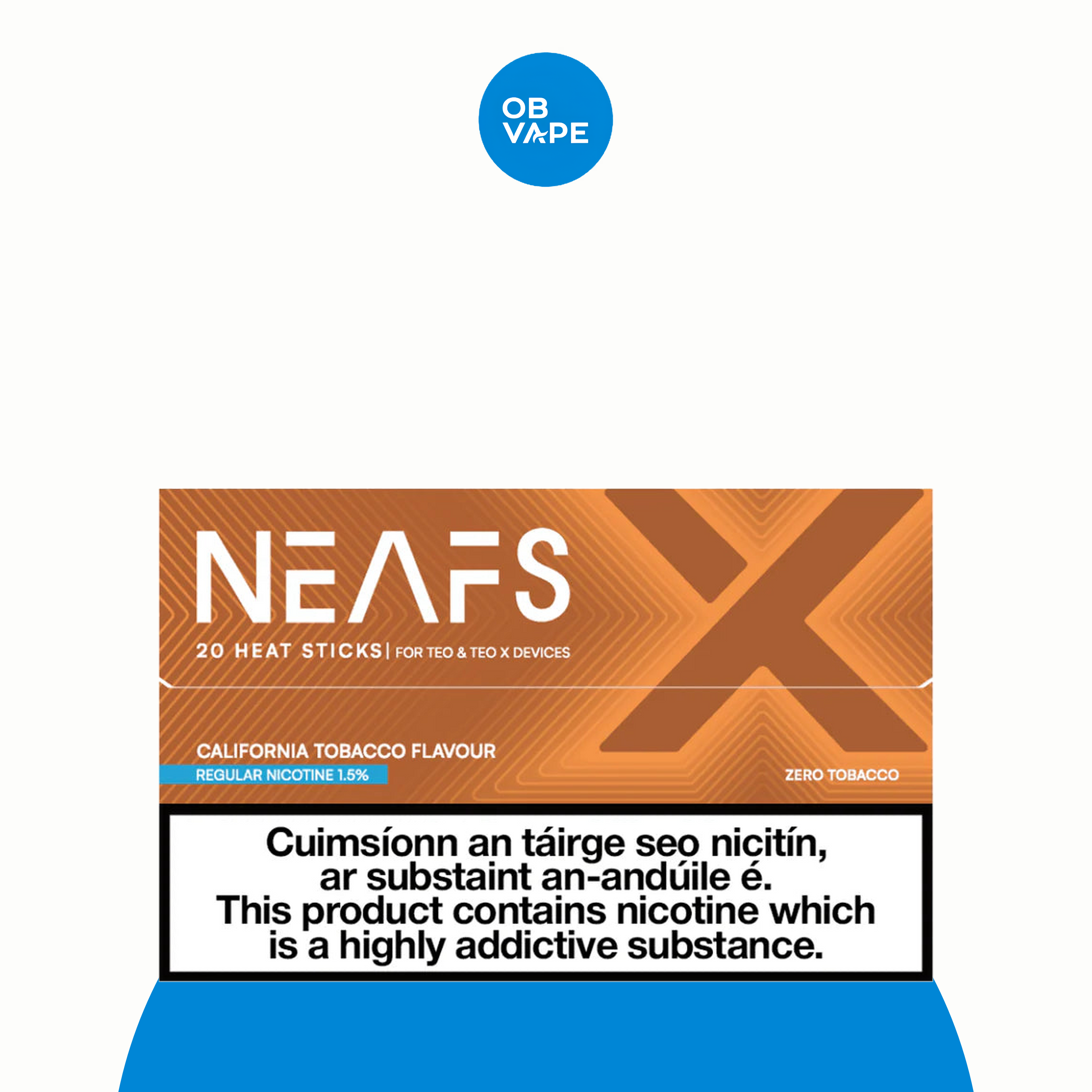 NEAFS Heat Sticks – California Tobacco official product image | OB Vape