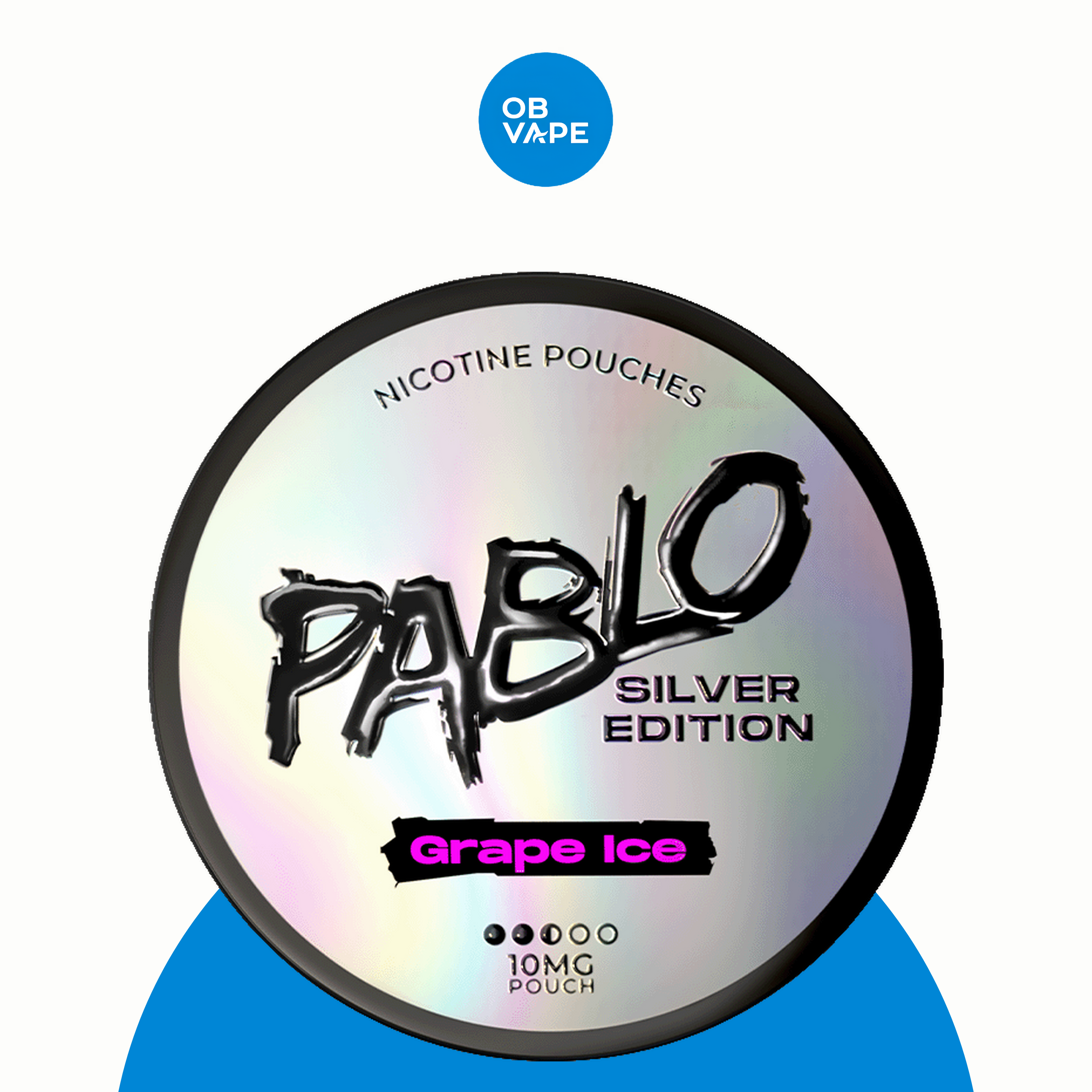 PABLO Silver Nicotine Pouches – Grape Ice official product image | OB Vape