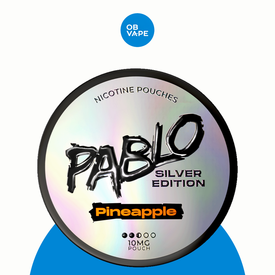 PABLO Silver Nicotine Pouches – Pineapple official product image | OB Vape