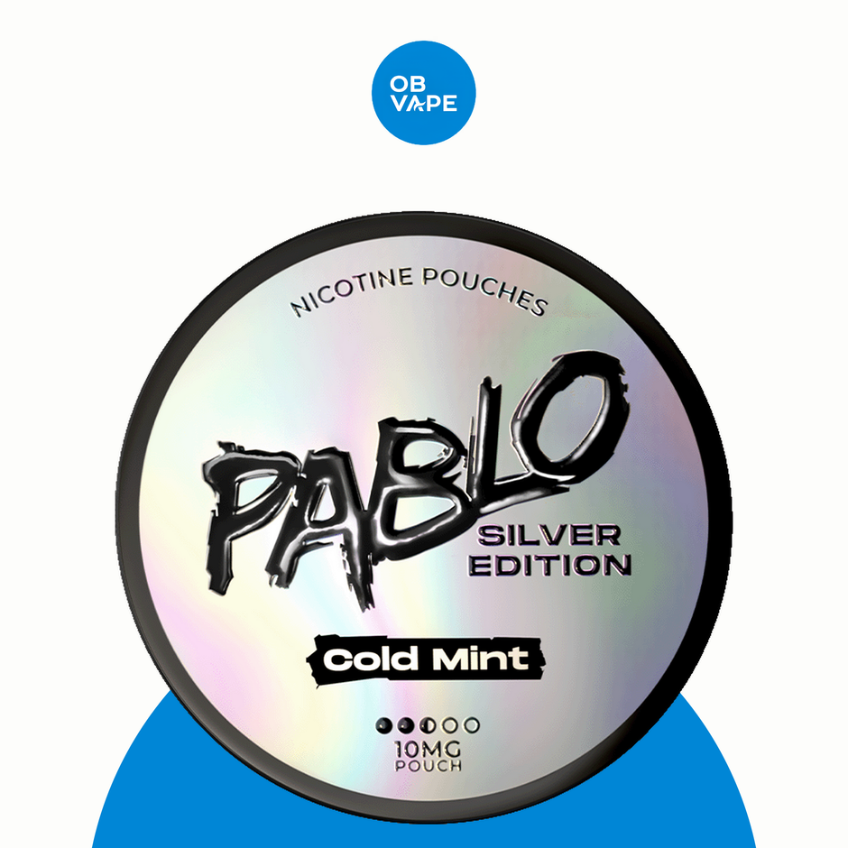 PABLO Silver Nicotine Pouches – Cold Mint official product image | OB Vape