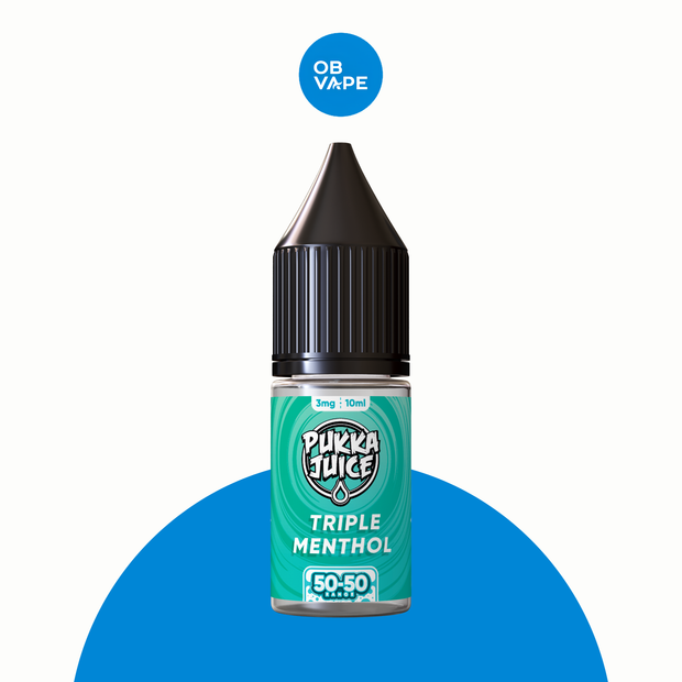 Pukka Juice Triple Menthol 10ml E-Liquid – approved OB Vape product image