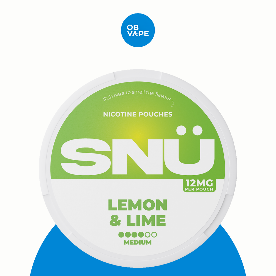 SNU Nicotine Pouches – Lemon & Lime official product image | OB Vape