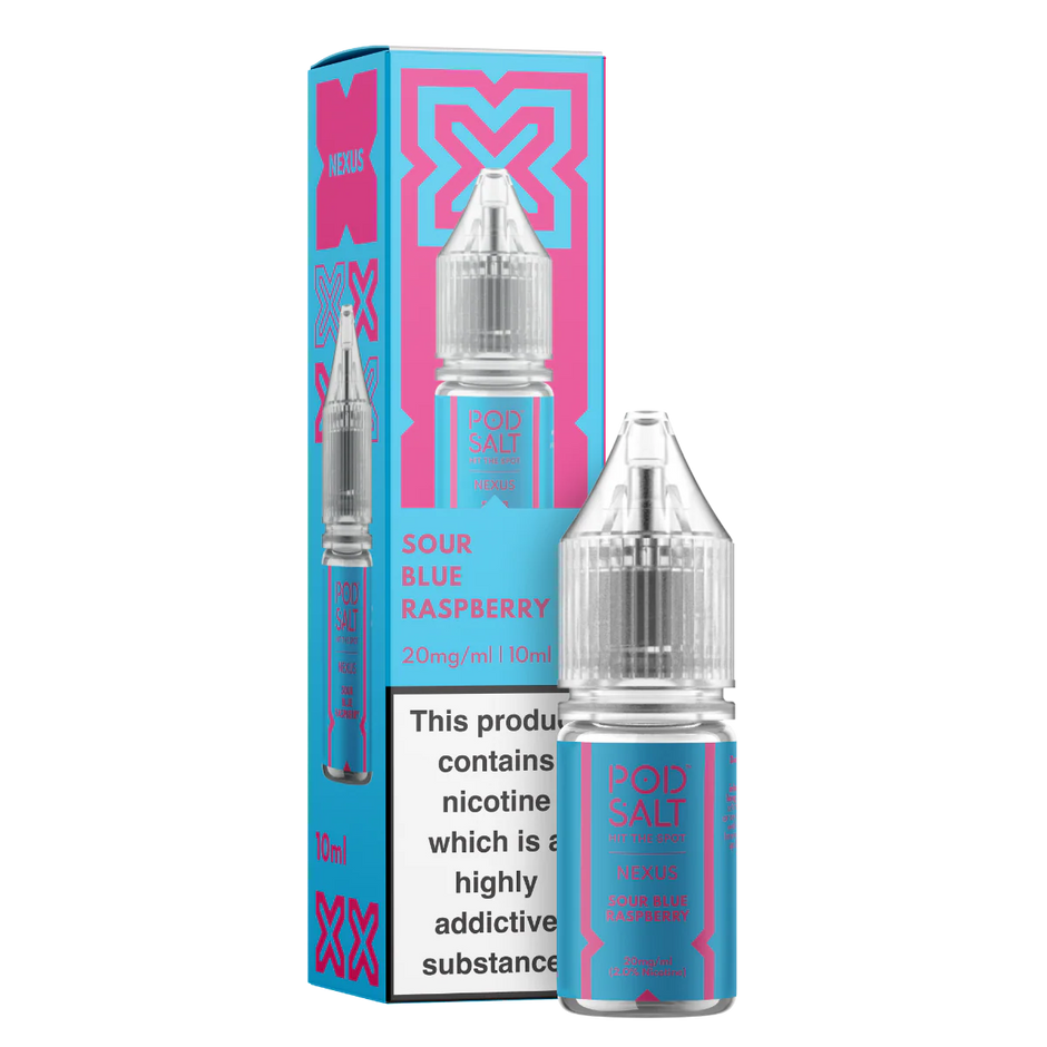 Blue Sour Raspberry - Pod Salt Nexus Nic Salts 10ml