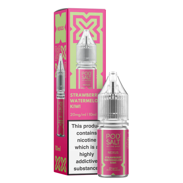 Strawberry Watermelon Kiwi - Pod Salt Nexus Nic Salts 10ml