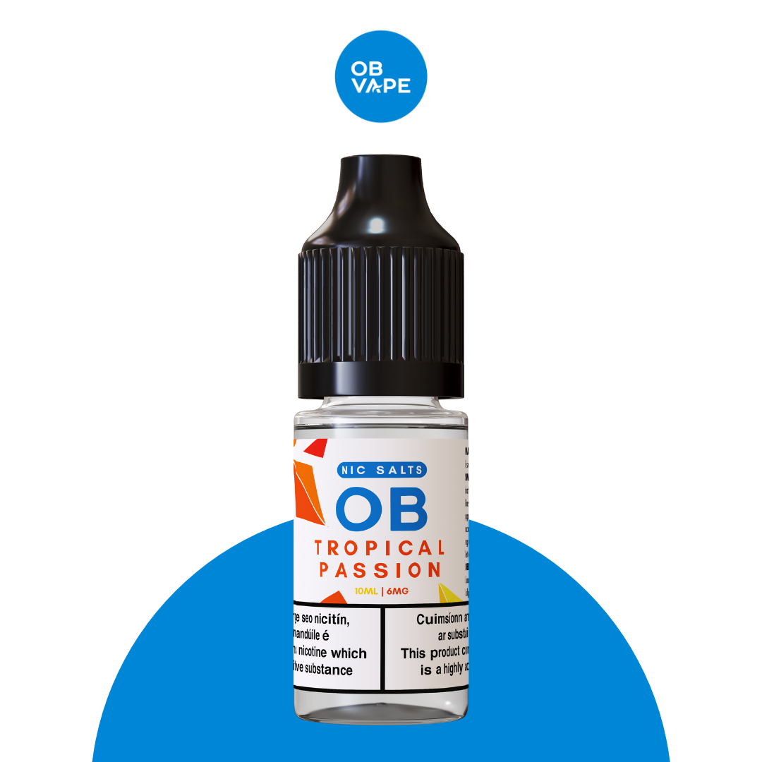 Tropical Passion - OB Salt 10ml - OB Vape Shop Ireland | Free Next Day Delivery Over €50 | OB Vape Ireland's Premier Vape Shop | OB Bar Disposable Vape