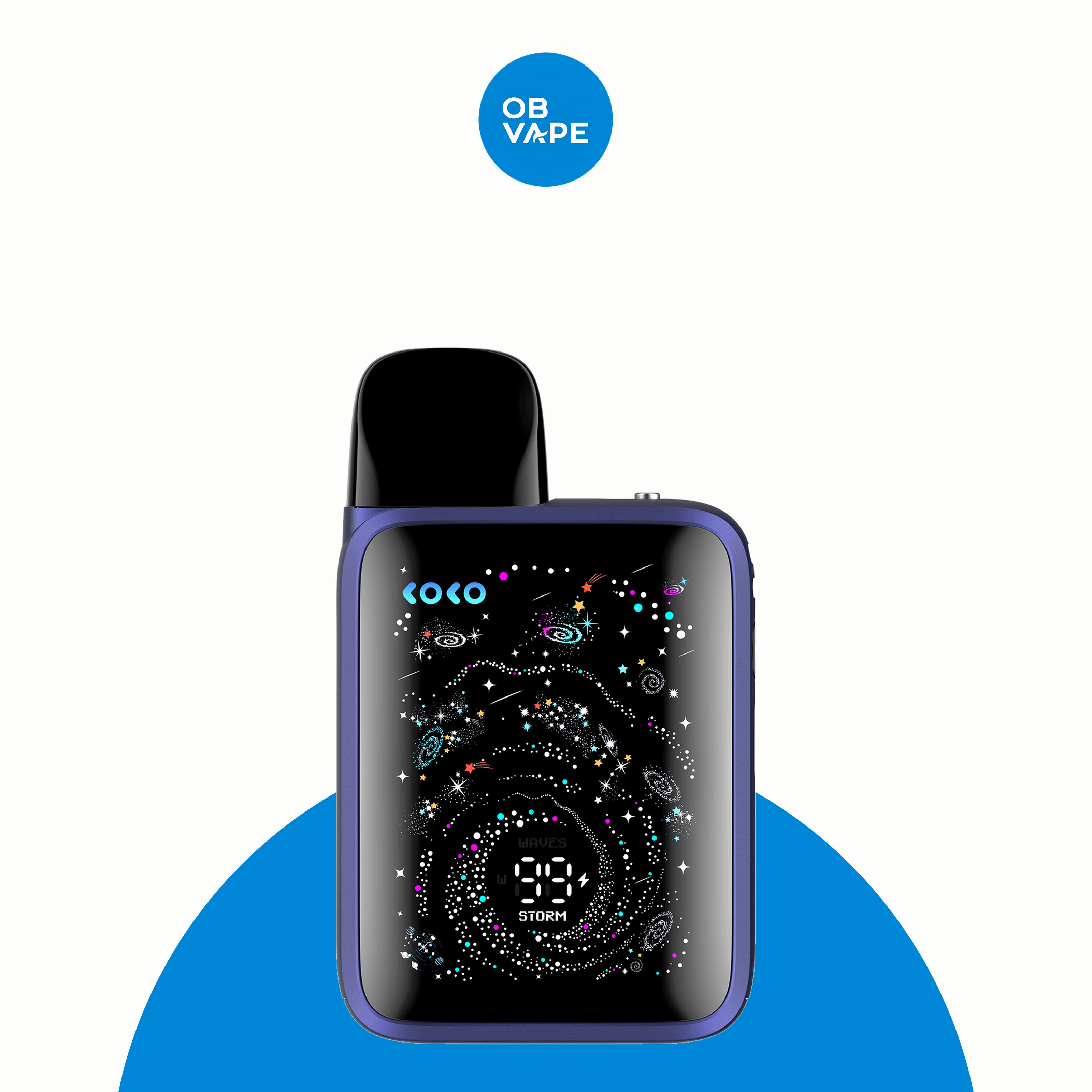 Uwell Caliburn G5 Koko Pod Kit - Midnight Blue - full front view