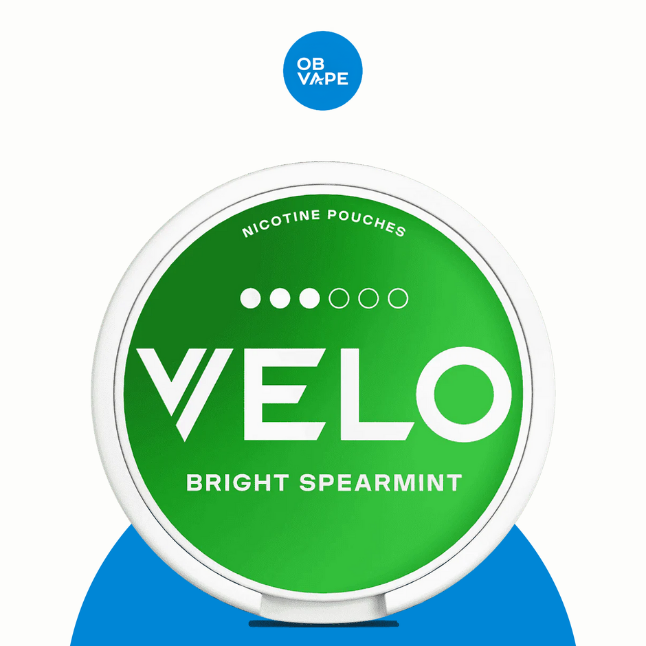 VELO Nicotine Pouches – Bright Spearmint - 10MG official product image | OB Vape
