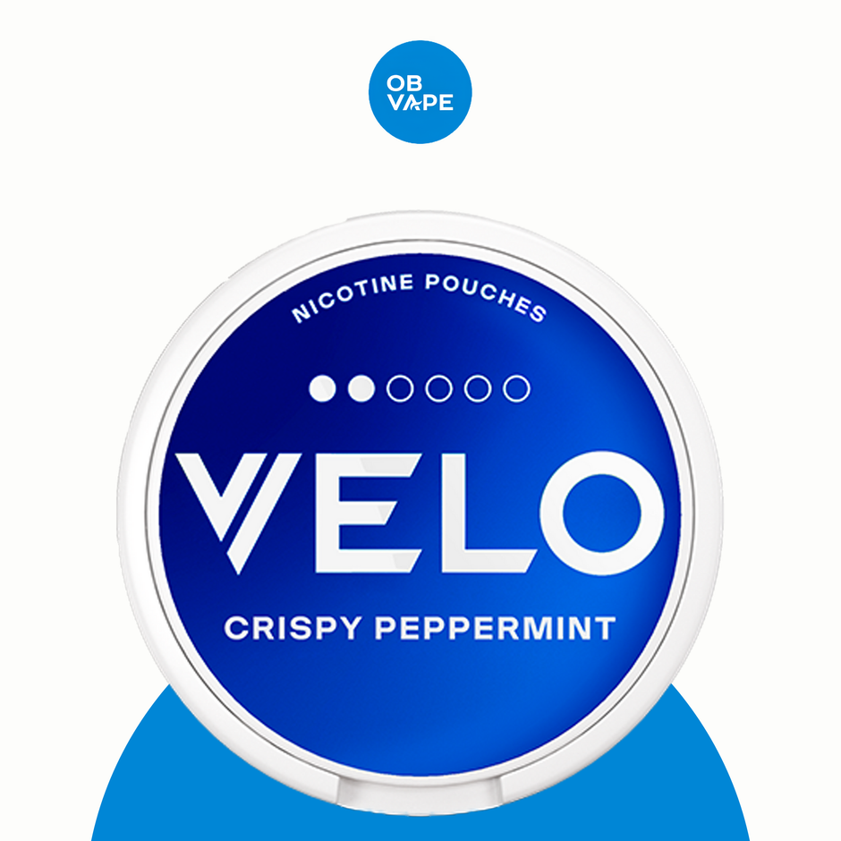 VELO Nicotine Pouches – Crispy Peppermint - 6MG official product image | OB Vape