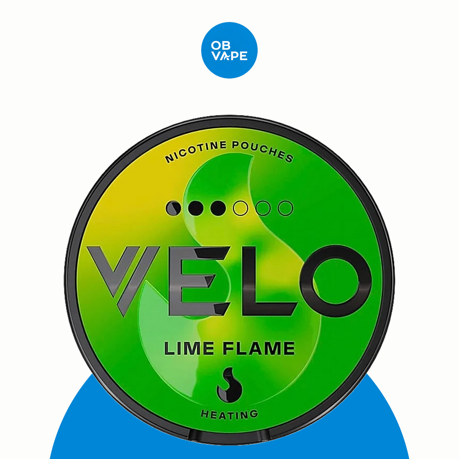 VELO Nicotine Pouches – Lime Flame - 10MG official product image | OB Vape