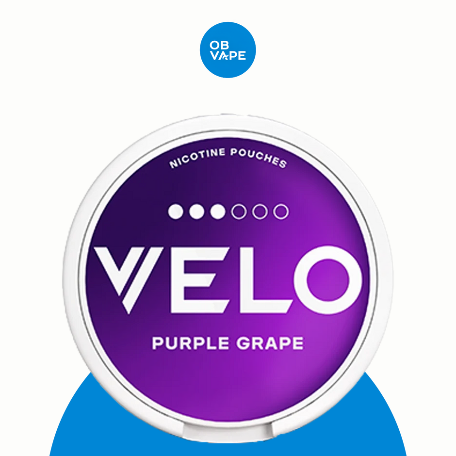 VELO Nicotine Pouches – Purple Grape - 8MG official product image | OB Vape