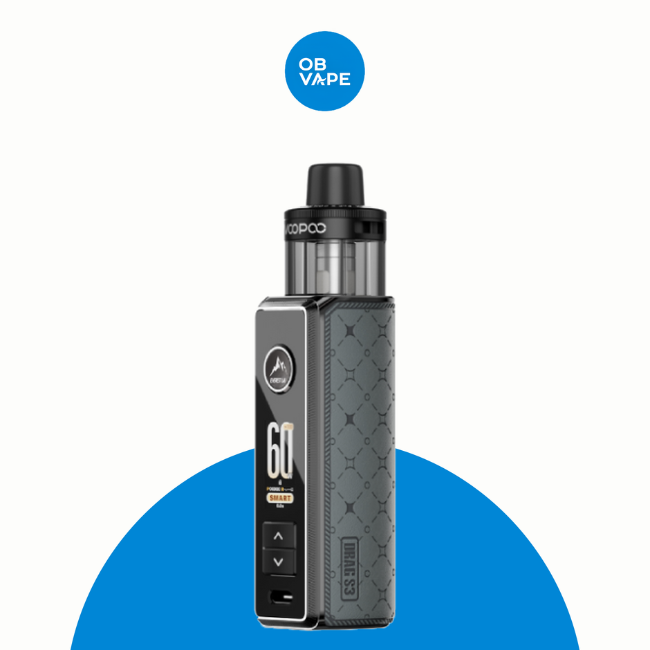 Voopoo Drag S3 Pod Kit – Gray official product image | OB Vape