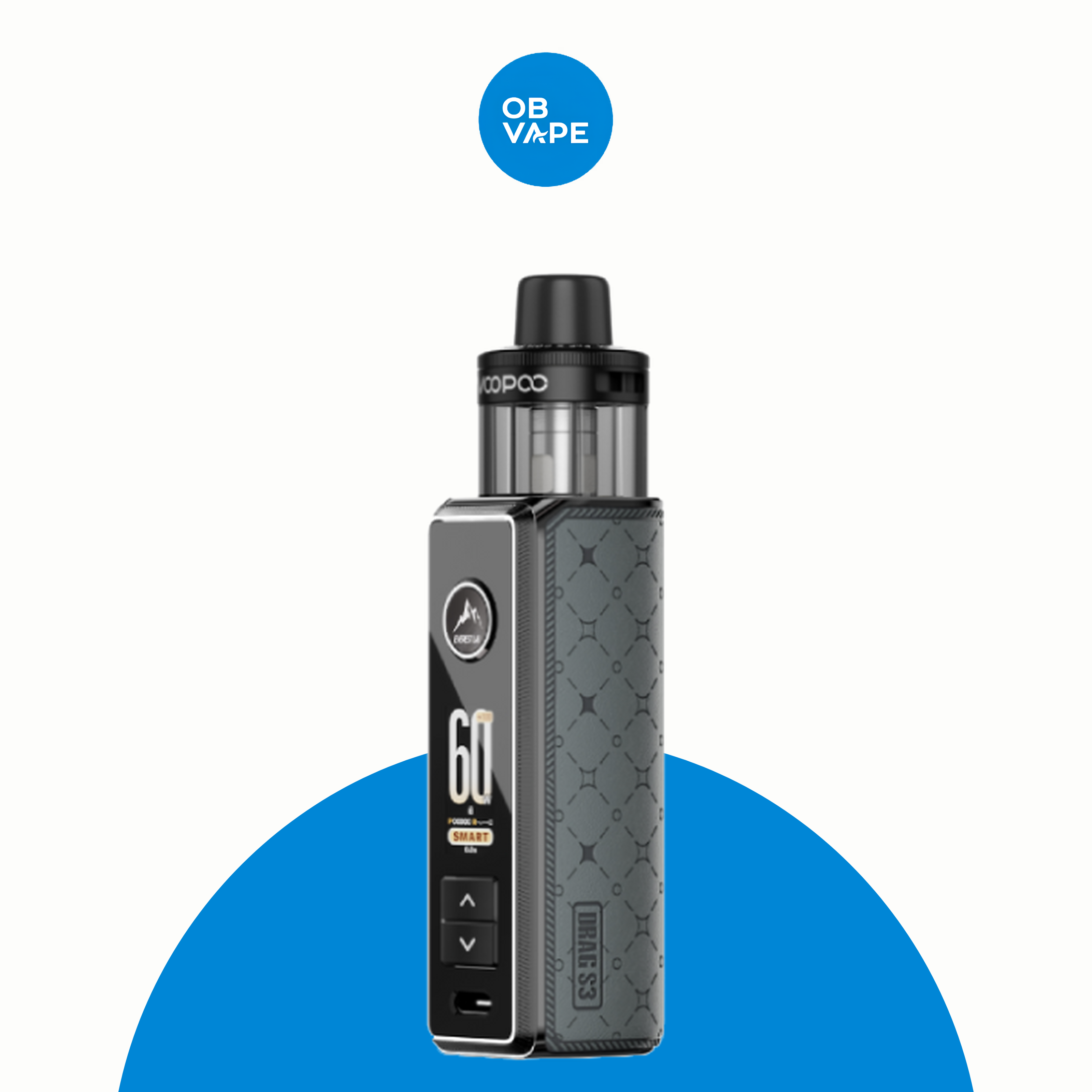 Voopoo Drag S3 Pod Kit – Gray official product image | OB Vape