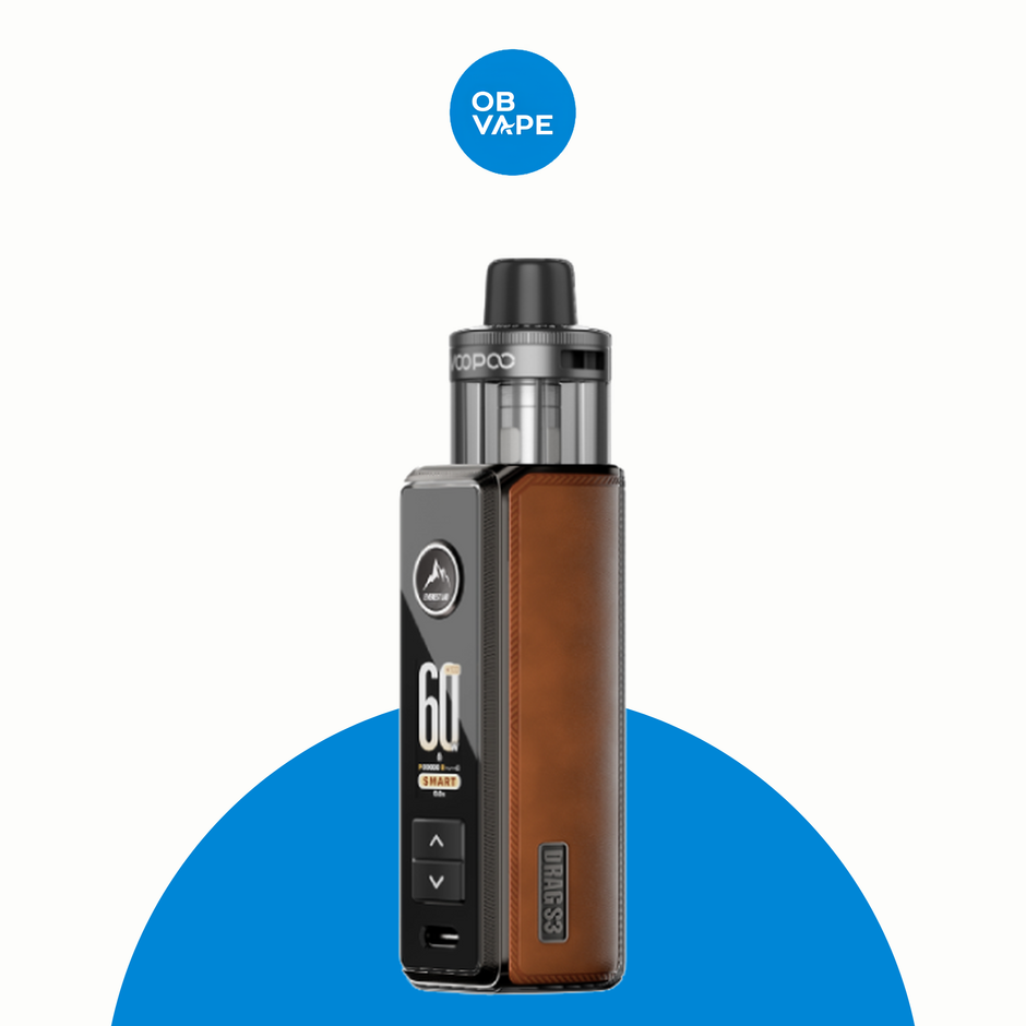 Voopoo Drag S3 Pod Kit – Brown official product image | OB Vape