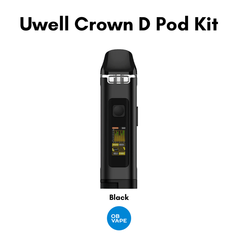 Uwell Crown D Pod Kit - OB Vape Shop Ireland | Free Next Day Delivery Over €50 | OB Vape Ireland's Premier Vape Shop | OB Bar Disposable Vape