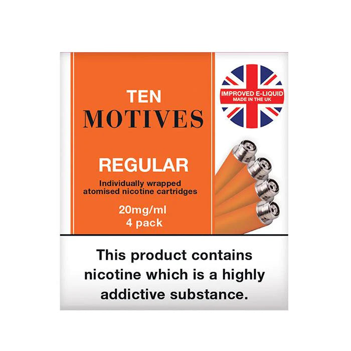 Ten Motives E-Cigarette Refill (4-Pack) - OB Vape Shop Ireland | Free Next Day Delivery Over €50 | OB Vape Ireland's Premier Vape Shop | OB Bar Disposable Vape
