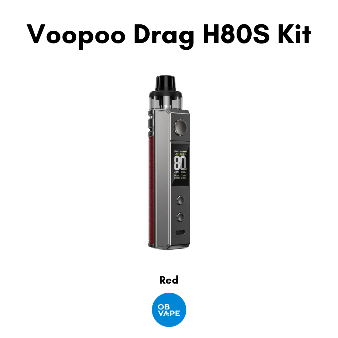 VOOPOO Drag H80S Pod Kit - OB Vape Shop Ireland | Free Next Day Delivery Over €50 | OB Vape Ireland's Premier Vape Shop | OB Bar Disposable Vape