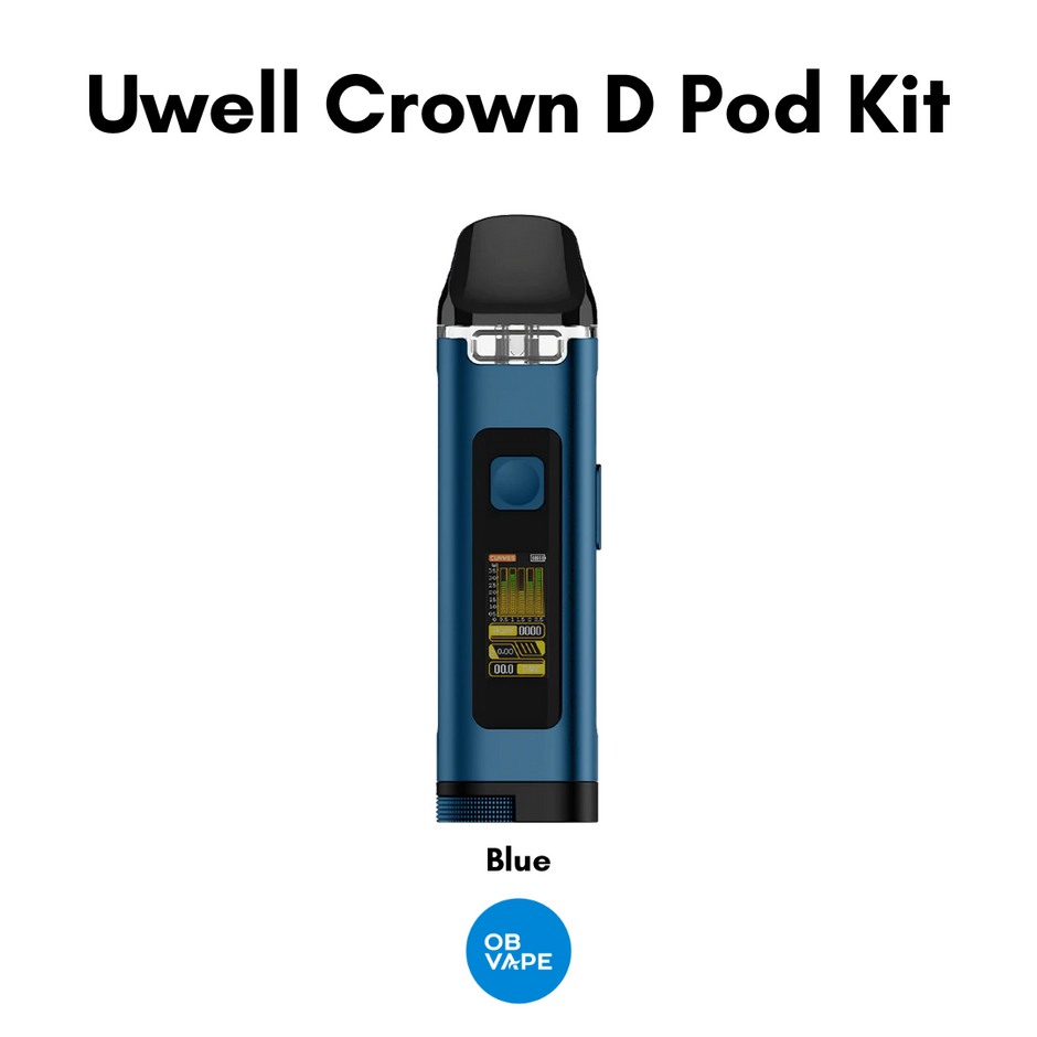 Uwell Crown D Pod Kit - OB Vape Shop Ireland | Free Next Day Delivery Over €50 | OB Vape Ireland's Premier Vape Shop | OB Bar Disposable Vape