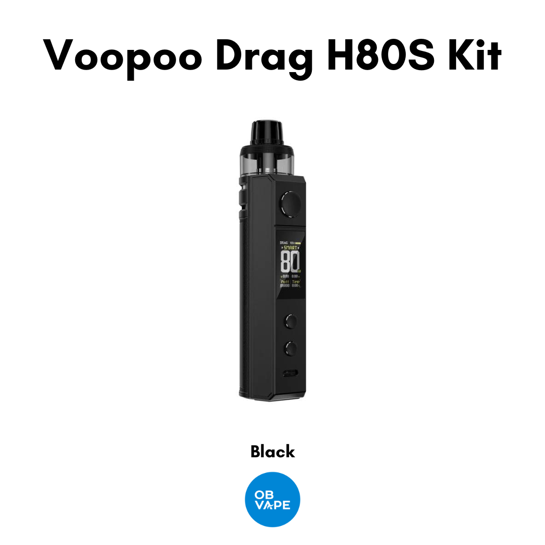 VOOPOO Drag H80S Pod Kit - OB Vape Shop Ireland | Free Next Day Delivery Over €50 | OB Vape Ireland's Premier Vape Shop | OB Bar Disposable Vape