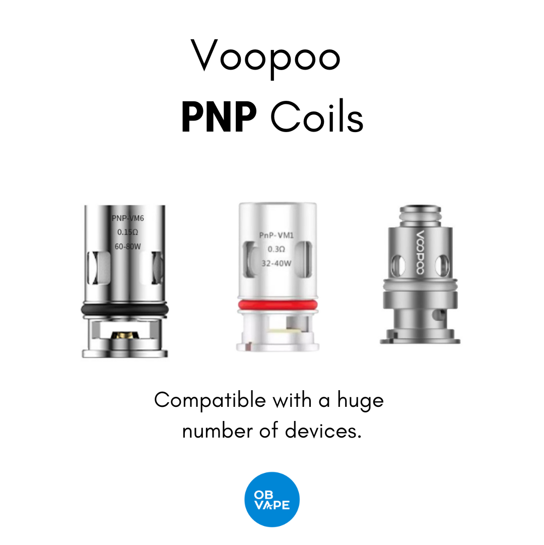 Voopoo PNP Coils - OB Vape Shop Ireland | Free Next Day Delivery Over €50 | OB Vape Ireland's Premier Vape Shop | OB Bar Disposable Vape