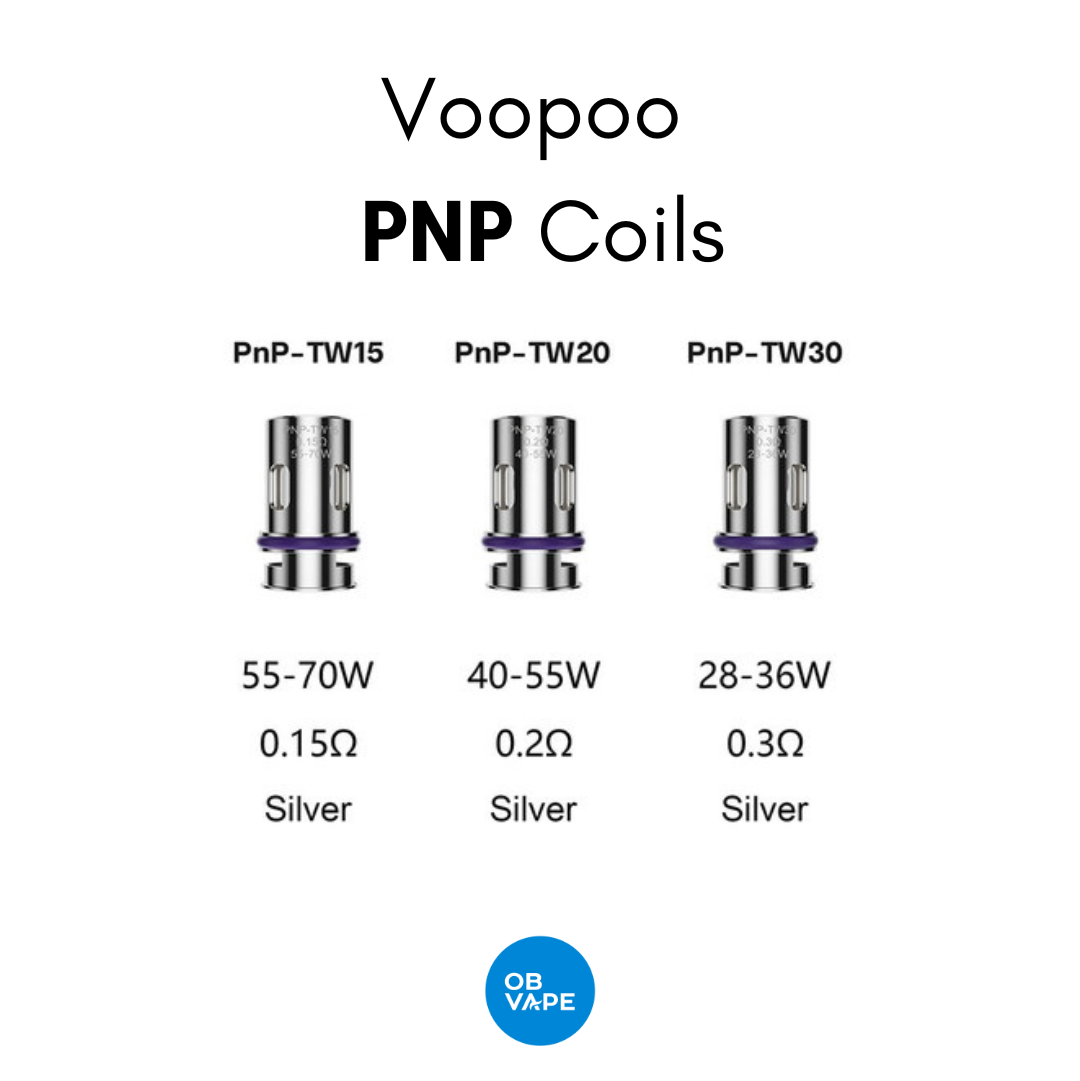 Voopoo PNP Coils - OB Vape Shop Ireland | Free Next Day Delivery Over €50 | OB Vape Ireland's Premier Vape Shop | OB Bar Disposable Vape