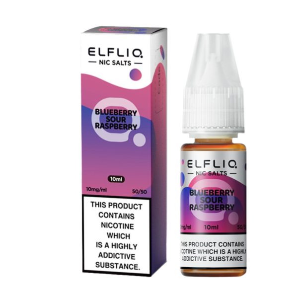 Blueberry Sour Raspberry - Elfliq Elf Bar Salt 10ml - OB Vape Shop Ireland | Free Next Day Delivery Over €50 | OB Vape Ireland's Premier Vape Shop | OB Bar Disposable Vape