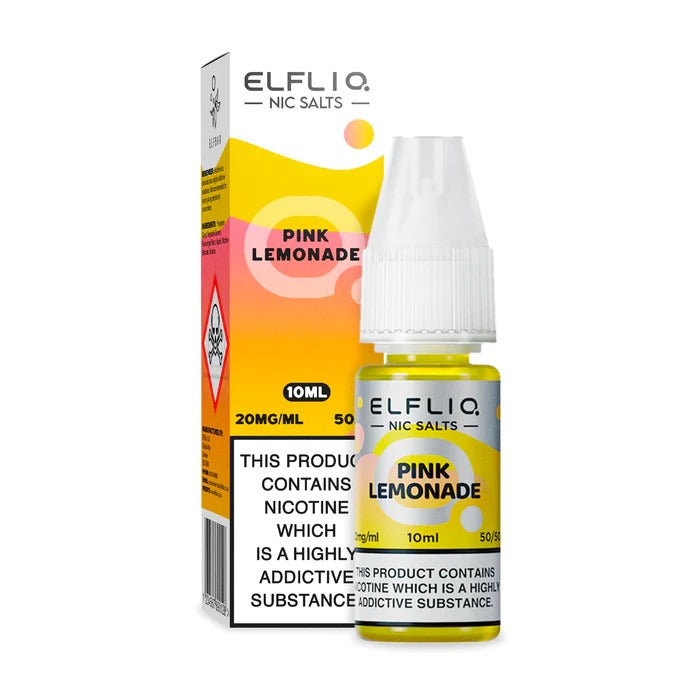 Pink Lemonade - Elfliq Elf Bar Salt 10ml - OB Vape Shop Ireland | Free Next Day Delivery Over €50 | OB Vape Ireland's Premier Vape Shop | OB Bar Disposable Vape