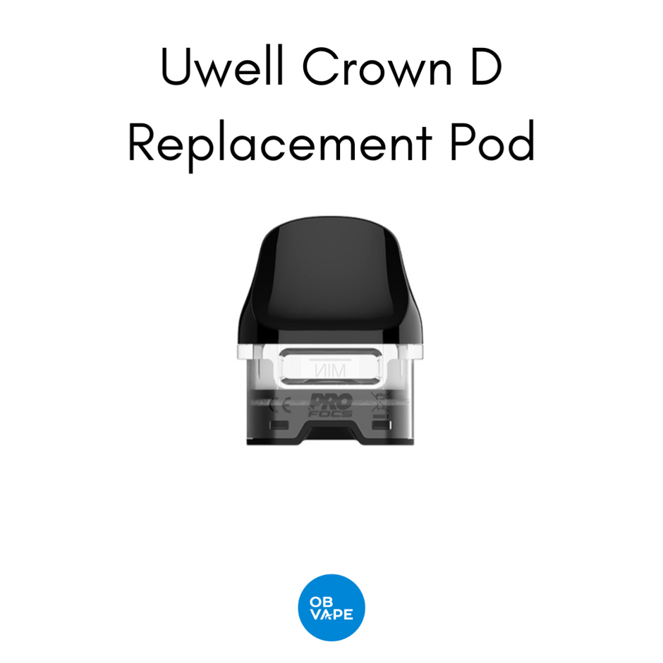 Uwell Crown D Replacement Pod - OB Vape Shop Ireland | Free Next Day Delivery Over €50 | OB Vape Ireland's Premier Vape Shop | OB Bar Disposable Vape