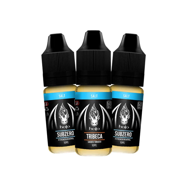 Tribeca - Halo Ultra - Nic Salt E-Liquid OB Vape Ireland.