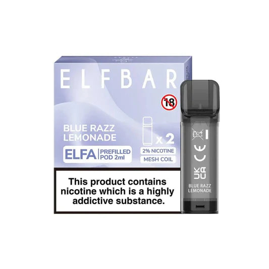 Elf Bar - Elfa Prefilled Pods (2-Pack) - OB Vape Shop Ireland | Free Next Day Delivery Over €50 | OB Vape Ireland's Premier Vape Shop | OB Bar Disposable Vape