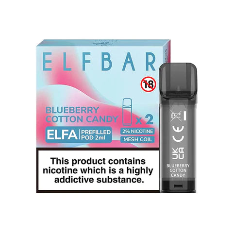 Elf Bar - Elfa Prefilled Pods (2-Pack) - OB Vape Shop Ireland | Free Next Day Delivery Over €50 | OB Vape Ireland's Premier Vape Shop | OB Bar Disposable Vape